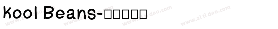 Kool Beans字体转换